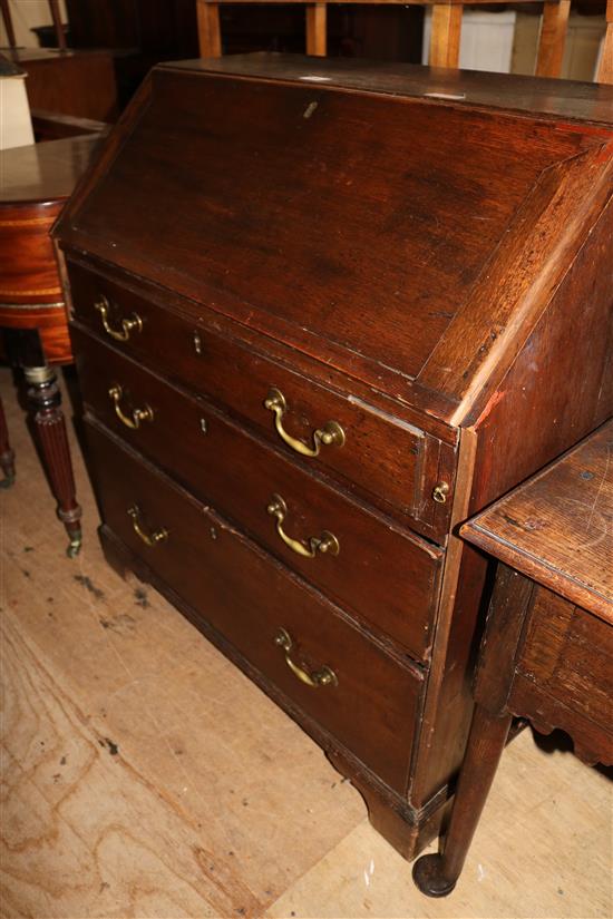 Oak bureau